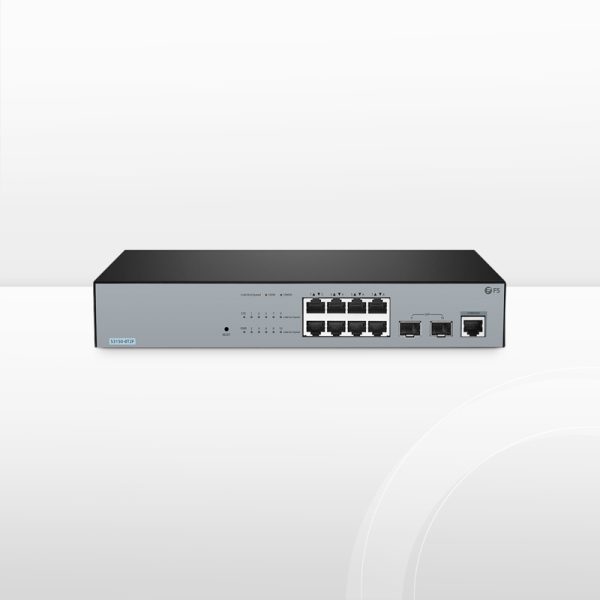 S3150-8T2FP, 8-Port Gigabit Ethernet L2+ PoE+ Switch, 8 x PoE+ Ports@130W, with 2 x 1Gb SFP, Fanless - 图片 10