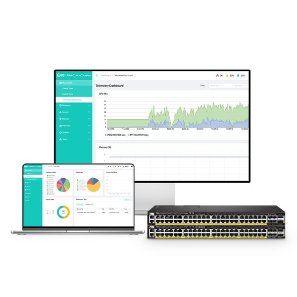 S5870-48T6BC-U, 48-Port Ethernet L3 PoE++ Switch, 48 x PoE++ Ports @1560W, with 4 x 25Gb SFP28 and 2 x 100Gb QSFP28 Uplinks, PicOS®, Support EVPN-VXLAN&MLAG, Broadcom Chip - 图片 9