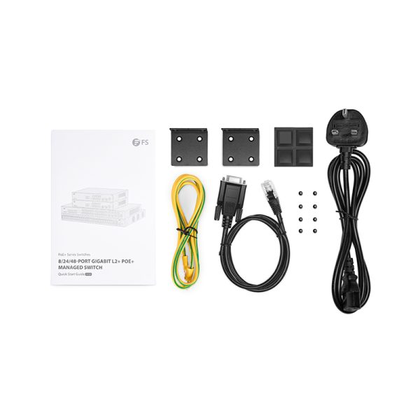S3400-24T4FP, 24-Port Gigabit Ethernet L2+ PoE+ Switch, 24 x PoE+ Ports @370W, with 4 x 1Gb Combo Uplinks, Support ERPS - 图片 5